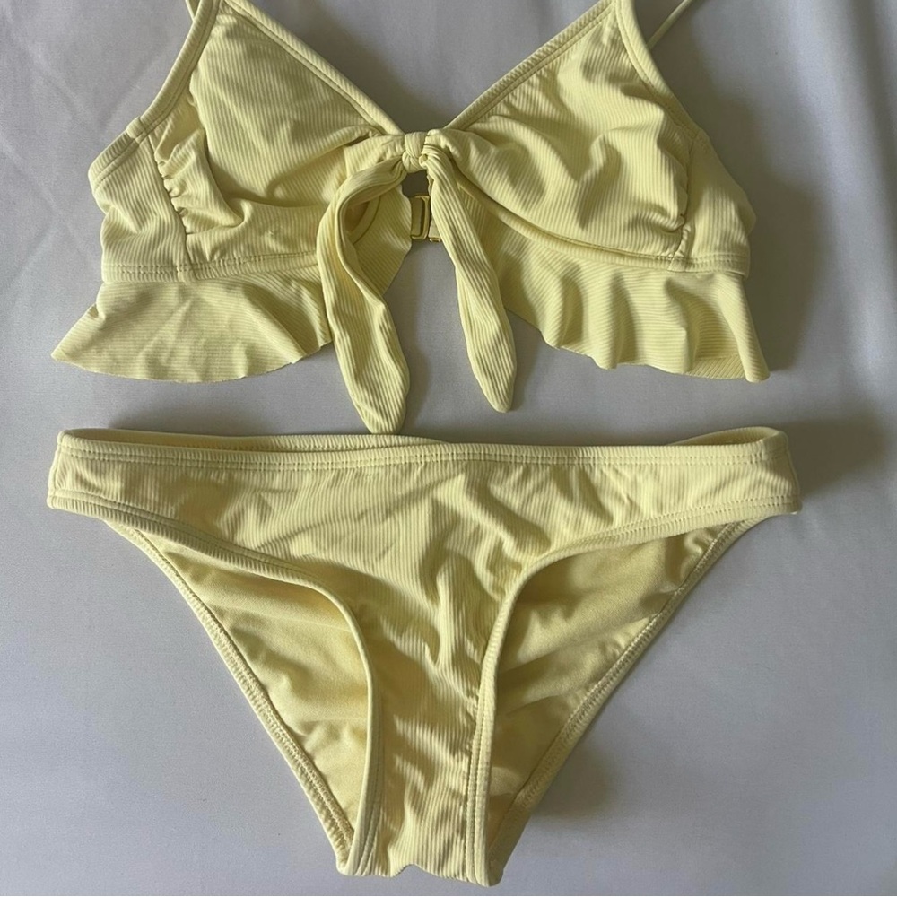 Target Yellow Ruffle Bikini Set